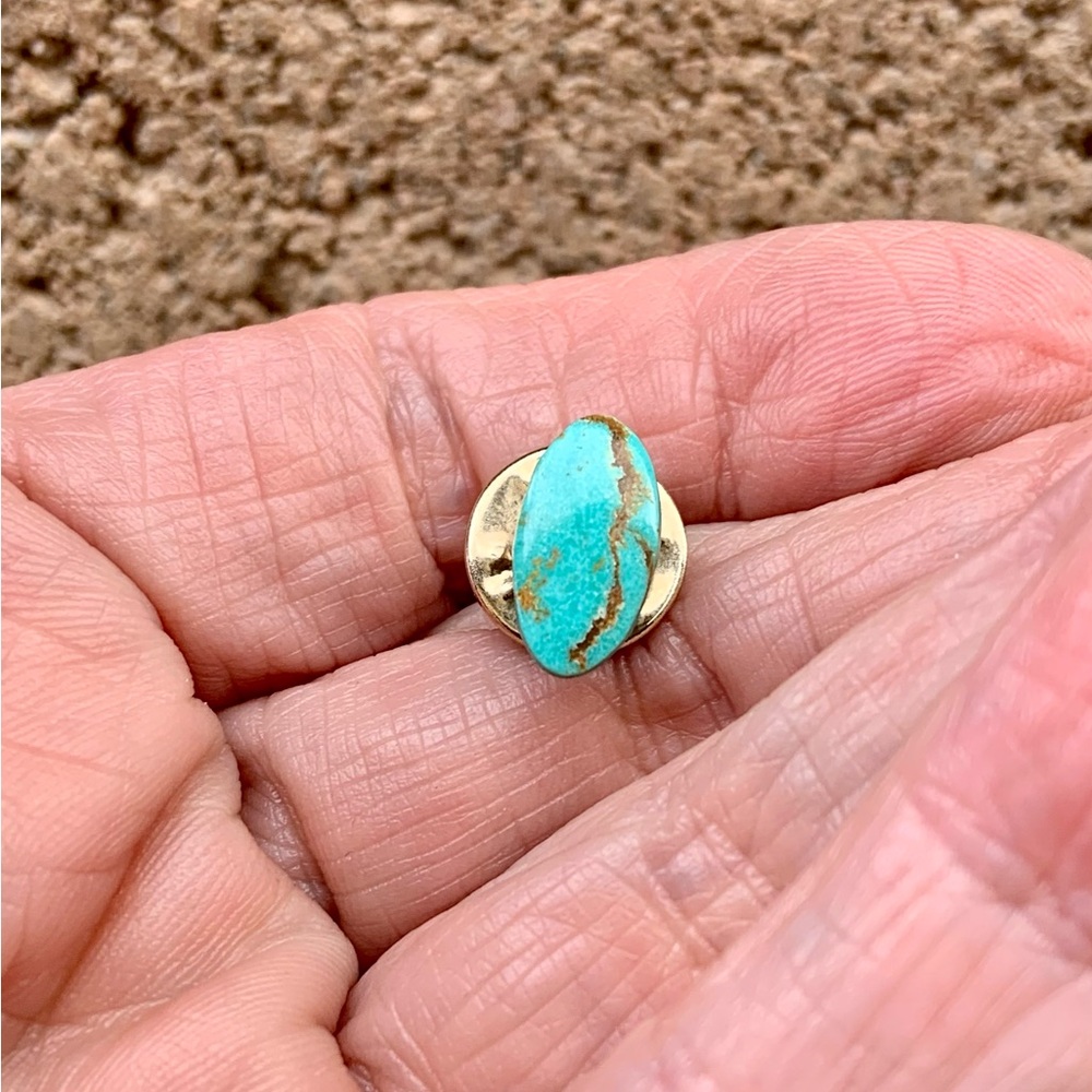 Turquoise Lapel Pin